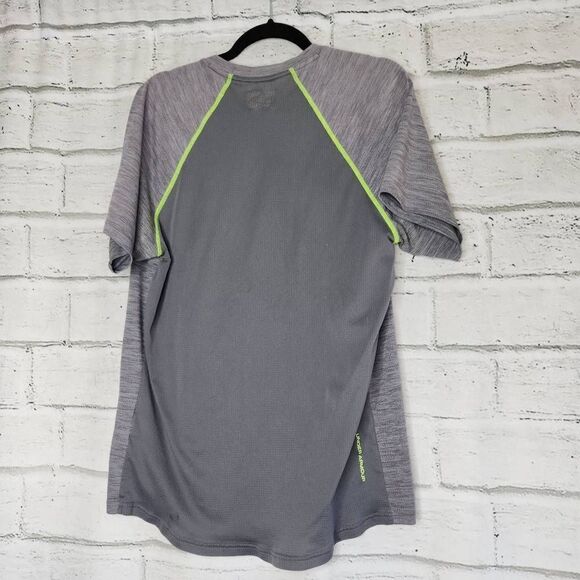 Under Armour Heat Gear Mens Short Sleeve Shirt Size XL Gray Workout Top - Picture 5 of 10